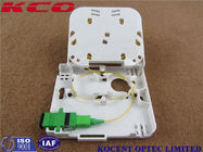 Indoor Wall Mount Fiber Termination Box Socket 1 Port SC Simplex LC Duplex Face Plate