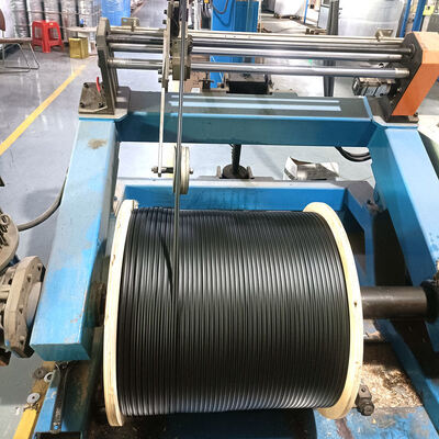 24fo MMF OM4 50/125 GYTA Loose Tube Armored Outdoor Fiber Optic Cable For Duct / 24fibers Underground Cable