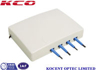 Indoor Optical Fiber Termination Box Wallmount Socket 4 Core FTTH FTTB SC FC LC ST E2000