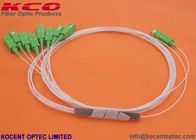 Mini Fiber Optic Plc Splitter 1x8 Steelless Tube Type Material Low Insertion Loss