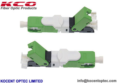 0.2dB Insertion Loss 55dB Return Loss 3D Pass Fiber Optic Fast Connector for FTTH Field Assembly