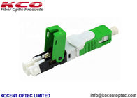 ESC250D APC Green Quick Connect Fiber Optic Connectors IL 0.2dB RL 55dB Interferometer Pass