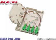 4 Port Indoor Optical Termination Box 4 Core Fiber Optic Faceplate KCO-FTB-04M