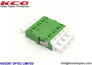 LC APC Quad Fiber Optic Adapter / LC Optical Fiber Coupler