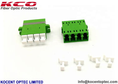 LC APC Quad Fiber Optic Adapter / LC Optical Fiber Coupler