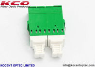 Green Color Quad LC APC Shutter Adapter Singlemode Mid Coupler 4 Ways Chanel