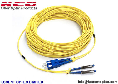 PVC LSZH TPU Fiber Patch Cords MU UPC APC Optical Jumpers SM G657A1 Duplex Simplex