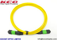 LSZH Yellow MPO MTP Patch Cord 8 Core 12 Fiber Single Mode G657A2 Customized Length