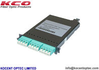 12 Fiber LC Adapter Mpo Fiber Optic Connector Modular Cassette For Patch Panel