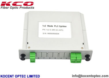 1x2 LGX Type Fiber Optical Splitter 1*2 SC/APC Connector For FTTH FTTA Distribution Box