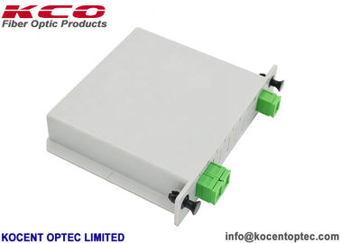 1x2 LGX Type Fiber Optical Splitter 1*2 SC/APC Connector For FTTH FTTA Distribution Box
