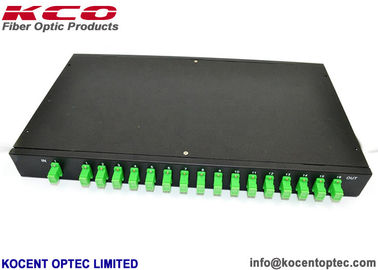 1*16 1:16 1x16 SC/APC Patch Panel Fiber Optic Splitter 19'' Rack Mount 1x16 PLC Splitter ODF