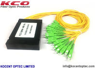 LAN Fiber Optic Splitter 1x16 ABS Box 0.9mm 2.0mm 3.0mm KCO-ABS-1x16-2.0-SCA