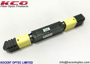 MPO/APC Optical Fiber Attenuator 3dB Yellow Housing Elite Type Low Insertion Loss