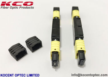 MPO/APC Optical Fiber Attenuator 3dB Yellow Housing Elite Type Low Insertion Loss