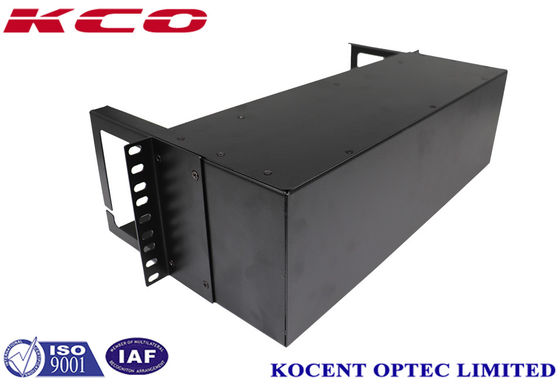 2x16 Fiber Optic Splitter PLC Splitter with 19'' Standard Rack Mountable Steel Tape/Aluminum Alloy Chassis