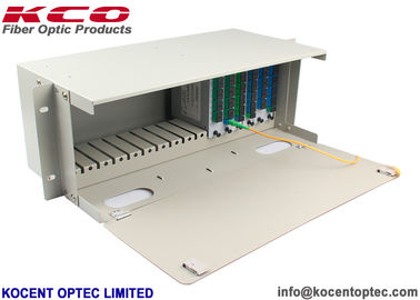 4U Rack Mountable Fiber Optic Splitter ODF Patch Panel 1*2 1*4 1*8 1*16 1*32 LGX Type