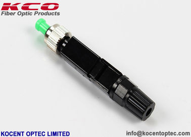 RoHS FC APC Fiber Optic Fast Connector , Quick Assembly Connector SM G765D G657A G657B