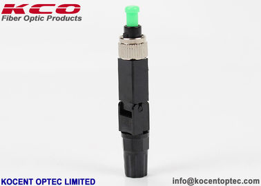 RoHS FC APC Fiber Optic Fast Connector , Quick Assembly Connector SM G765D G657A G657B