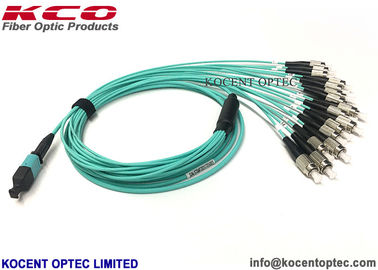 0.2dB Insertion Loss MPO MTP Patch Cord High Density Cable OM3-300 50/125 40G 100G