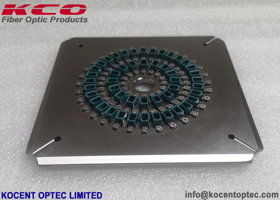 Optical Fiber Patch Cable Grinding Machine 48 Port LC UPC Polishing Jigs