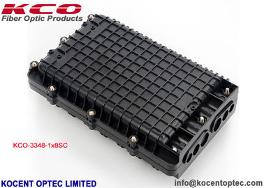 1*8 Fiber Optic Splitter 4 Ports KCO-3348-18SC SC UPC Wall Mount Fiber Optic Enclosure Box