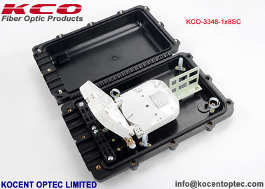 1*8 Fiber Optic Splitter 4 Ports KCO-3348-18SC SC UPC Wall Mount Fiber Optic Enclosure Box