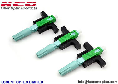 Round Boot Flight SC APC UPC Optical Fiber Fast Connector