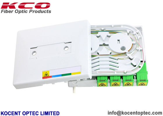 IP55 Wall Mount 8cores SC/APC Fiber Optic Faceplate Socket