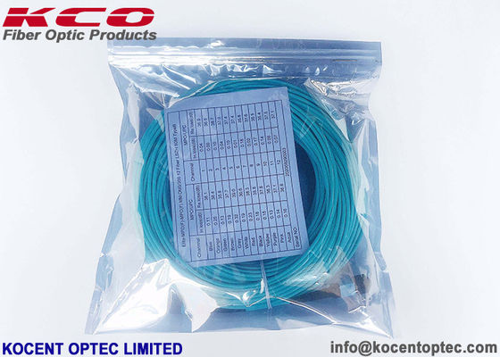 MPOP-16 16fo 24fo Low IL Optical Fiber 50/125 OM4 MPO MTP-16 Optical Fiber Trunk Patch Cord