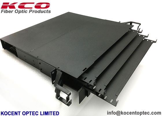 144core 1U SM Monomode High Density Rack Mount Optical Fibre MPO MTP Patch Panel Rack Mount Box