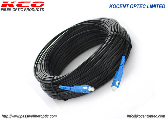 Indoor G657A Indoor Optical Fiber FTTH Drop Cable Patch Cord 1 2 4 Cores LSZH
