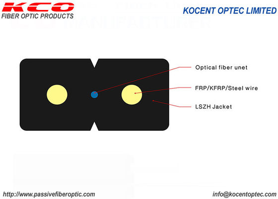 G652D G567A1 G657A2 1core 2core 4core 12core LSZH PVC FTTH Drop Optical Cable