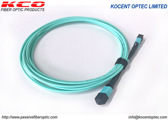 MPO MTP Truck Fiber Patch Cable Elite Low Loss 8fo OM3 OM4 APC