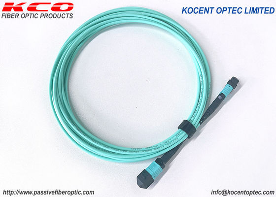 MPO MTP Truck Fiber Patch Cable Elite Low Loss 8fo OM3 OM4 APC