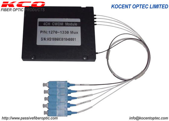 ABS Box Wavelength Division Multiplexer CWDM FTTH PON SC UPC SC APC 1470nm to 1610nm