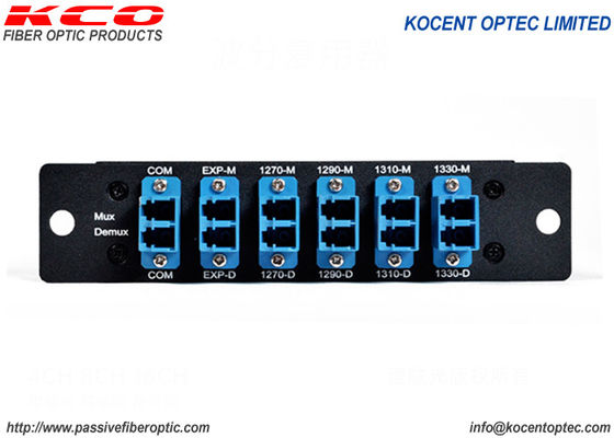 4 Channels LC UPC Fiber FTTH Dwdm Mux Demux Multiplexer 4CH CWDM Patch Panel Modular LGX