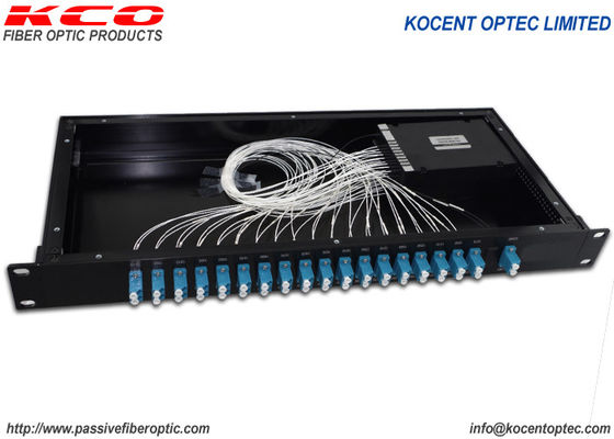 Dual Fiber 16CH 18CH Chanel Mux Demux CWDM DWDM FWDM CCWDM Optical Fiber xWDM