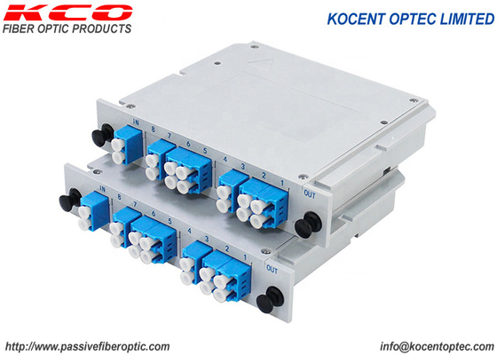 100G 6CH Optical Fiber DWDM LGX LC UPC Duplex Adapter Cwdm Multiplexer