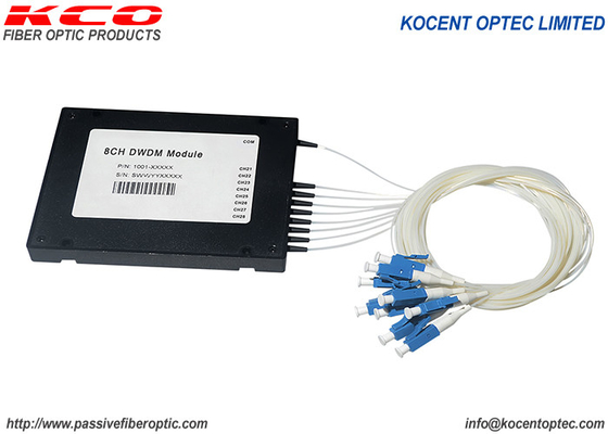 8CH Mux Demux DWDM Multiplexer 100G 200G 0.9mm For CATV FTTx Systems