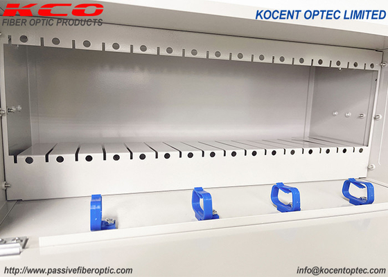PON FTTH FTTX 19'' 4U Fiber Optic PLC Splitter 14slots 16slots Chassic ODF Patch Panel