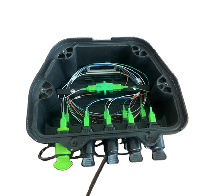 Outdoor Waterproof Fiber Optic Splitter Terminal Access Box OptiTap Mini SC H Connector