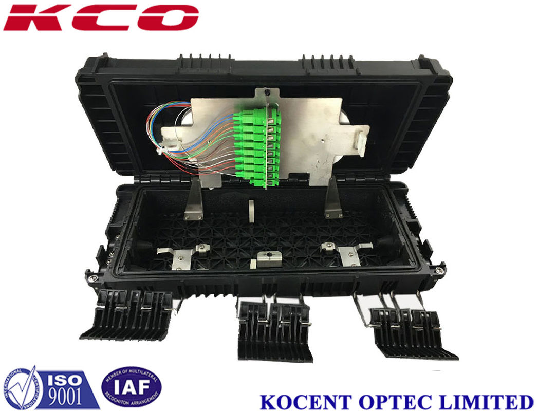 Outdoor Fiber Enclosure / Fiber Optic Closure Splitter Enclosure Box PC ABS