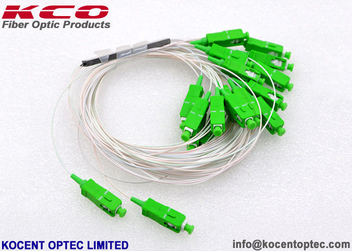 FTTH 2x16 Fiber Optic Cable Splitter 2*16 Low PDL With SC/APC LC/APC