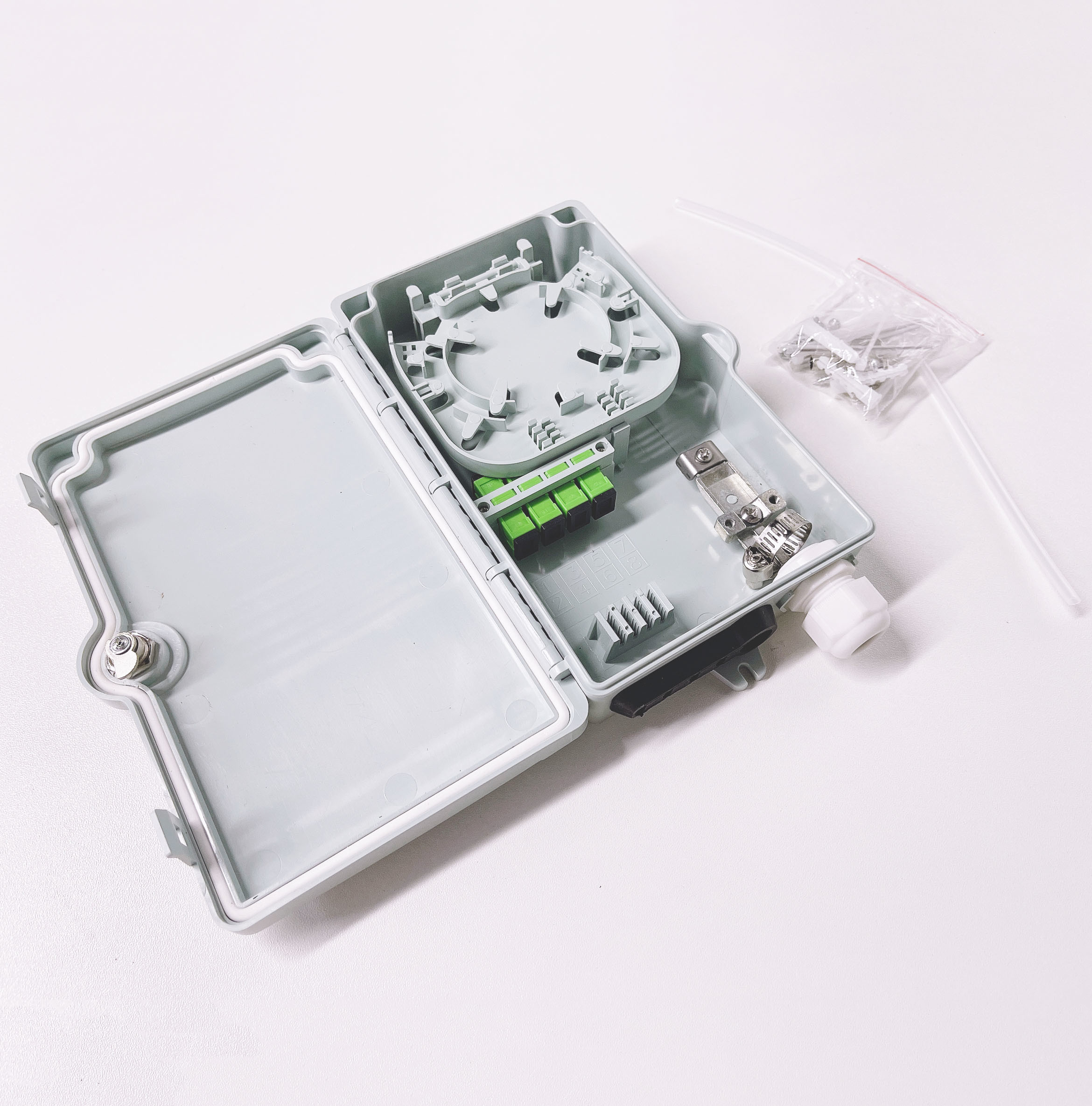 SC APC Outdoor IP65 4 Cores Optical Fiber Termination Box CTO ...