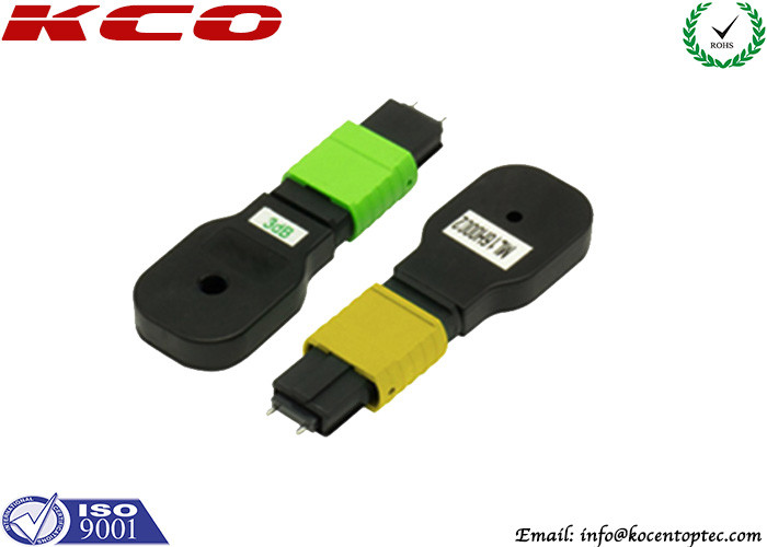 Network Fiber Optic Loopback Plug Attenuator 1 - 20 dB for 40G 100G QSFP