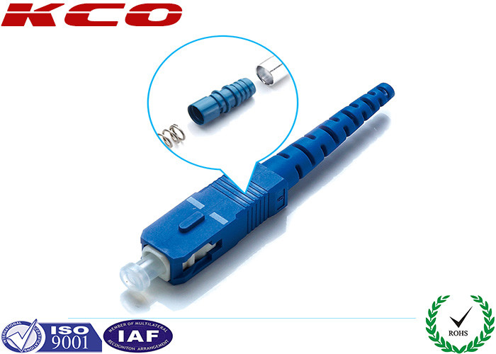 Plastic Optical SC UPC Fiber Connector 0.2dB low insertion loss with ...