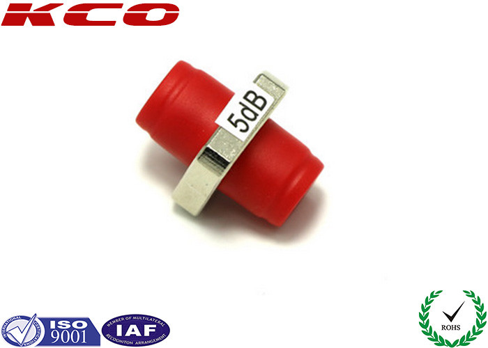FC APC Single Mode Fiber Optic Attenuator Bulkhead Type High Precision