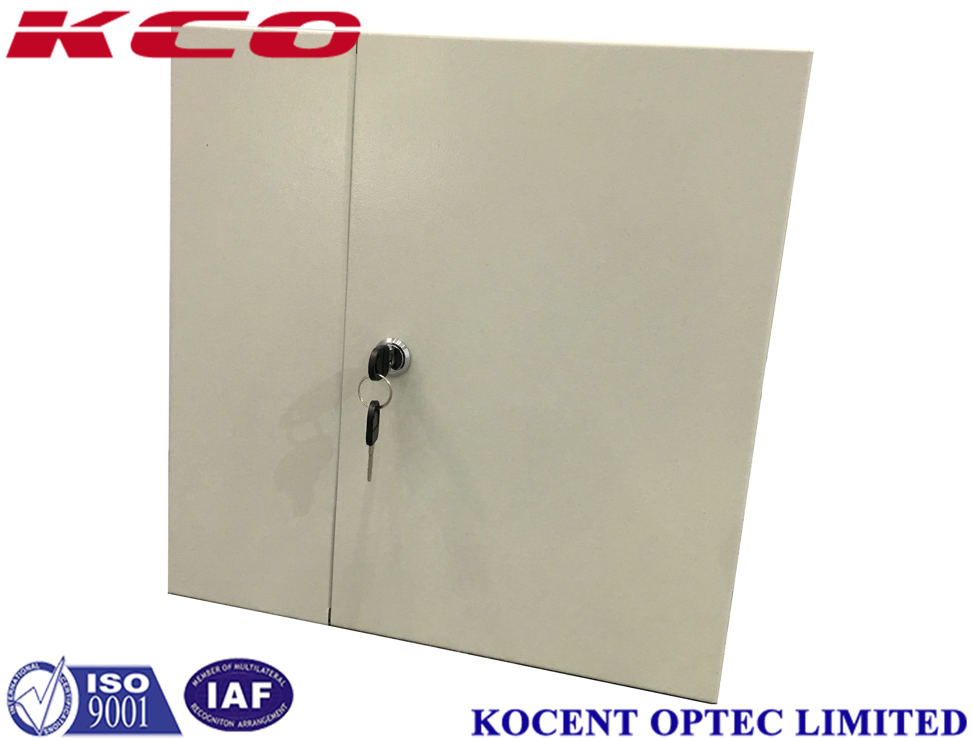24-Port Wall Mount Fiber Optic Terminal Box with Double Doors