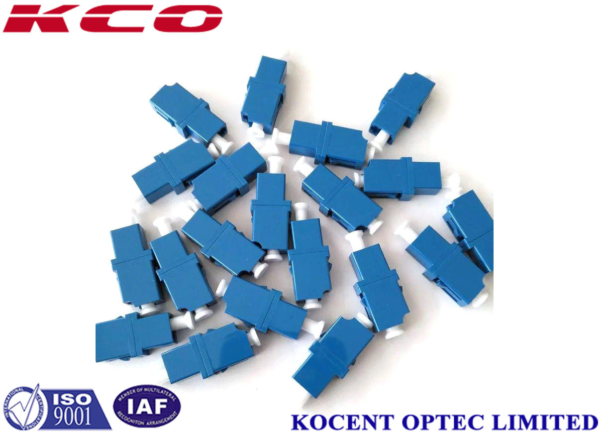 LC / UPC Simplex Fiber Optic Adapter Without Dust Cap For Local Area ...